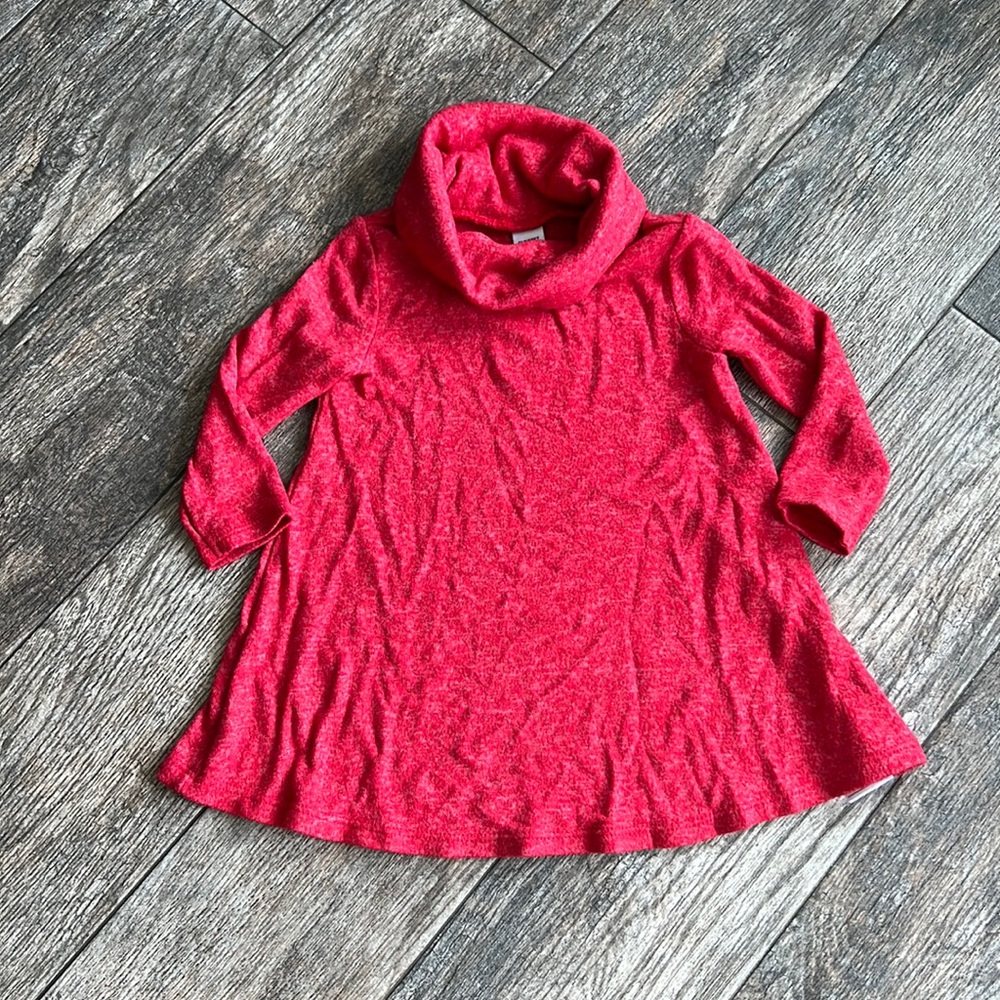 Old navy red cowl neck dress